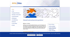 Desktop Screenshot of mira-blau.com
